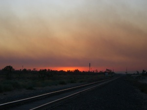 Fire in West Cajon Valley 2010